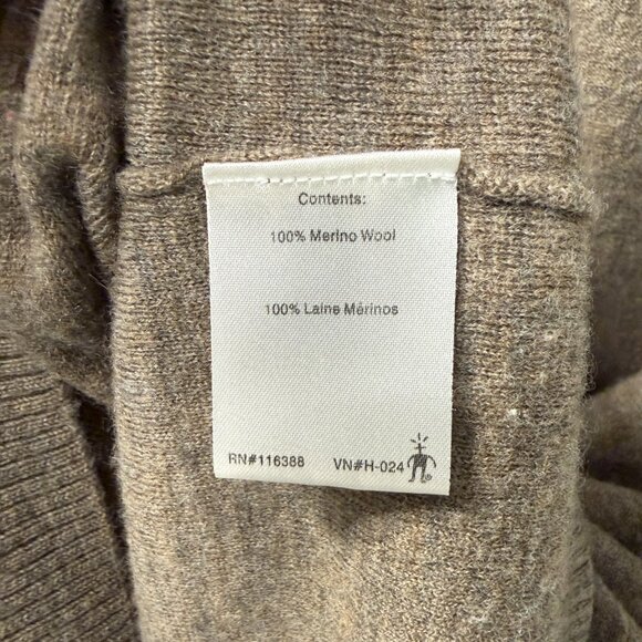 Smartwool Merino Wool Crewneck Sweater Tan Size XL - Picture 7 of 8